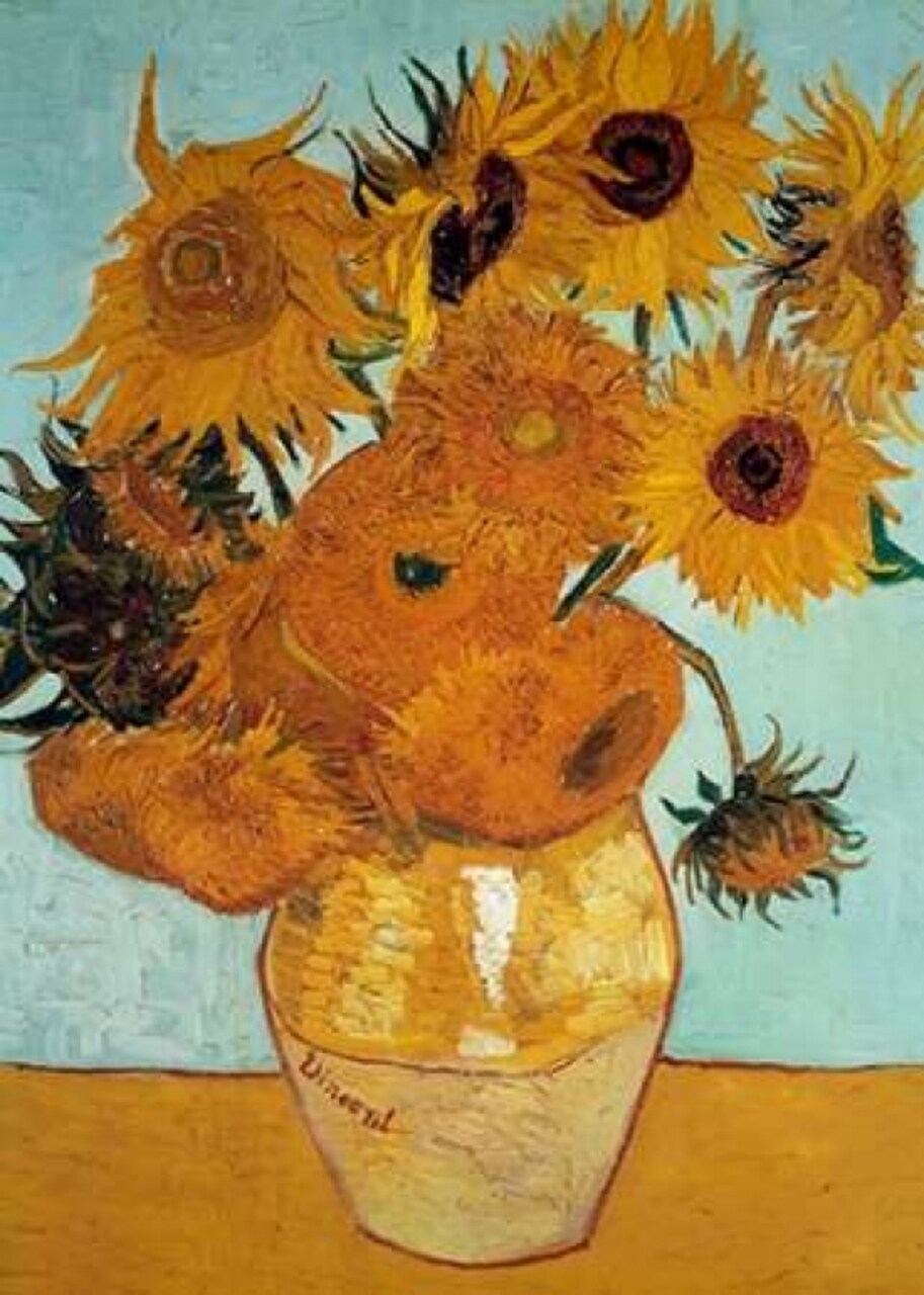 Sunflowers 1888 - 3 Poster Print by  Vincent Van Gogh - Item # VARPDX374558